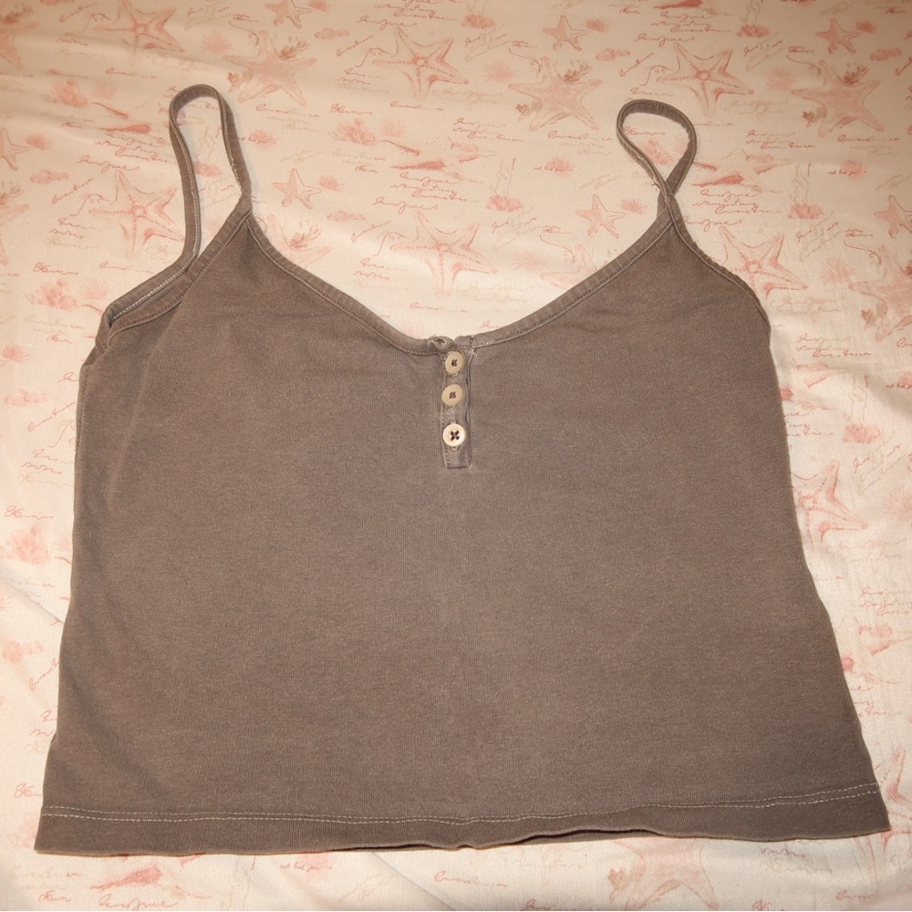 Brandy Melville Casual Gray Women's Top